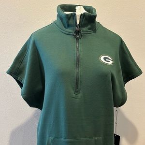 DKNY SPORTS Greenbay Packer Tunic sweatshirt